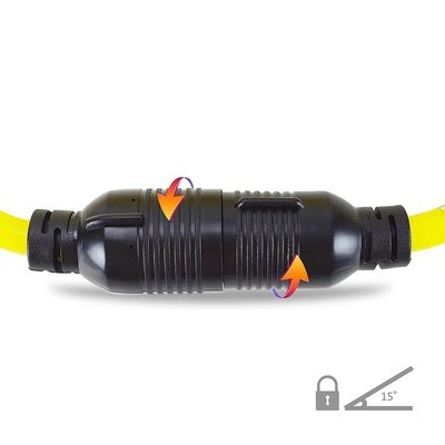 3X16/14/12AWG PVC Inter Locking Series 20 Amp Heavy Duty Nema Kit L5-30p to 5-15p and 5-30r Plug Receptacle Extension Cord