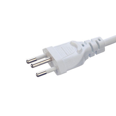 カスタマイズ ブラジル 10A/250V 3ピンプラグ 3x0.75MM2 PS4 ソーラーランプ用電源ケーブル DIN VDE 0620/EN 50075 1990 認証