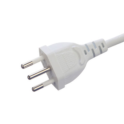 カスタマイズ ブラジル 10A/250V 3ピンプラグ 3x0.75MM2 PS4 ソーラーランプ用電源ケーブル DIN VDE 0620/EN 50075 1990 認証