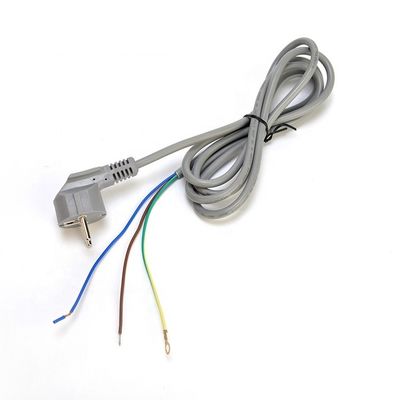 16A プラグ VDE H05vv-f 3g1.0mm2 ワイヤー オープンエンド パーソナライズされたAC コンピュータ パワー ユーロ コード ベスト 歓迎 ファッション