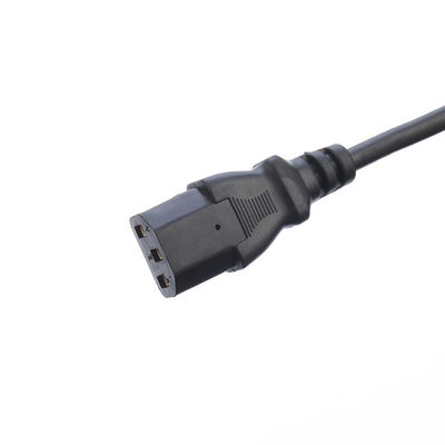 黒色/カスタマイズされたACプラグ IEC60320 C13 C5 3ピン電源コード付き イギリス BS標準 10A-16A 定電電源電源ケーブル