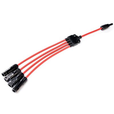 銅導体 PVC 隔熱 Y 型 太陽光パネル 支部接続器 隔断器 4 〜 1 太陽光パネルと太陽光発電パネル