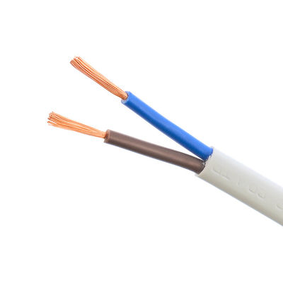 2コア 2x0.5mm2 VDE H03VVH2-F PVCジャケット 低電圧電源ケーブル 屋敷 隔離 酸素 のない銅線 暖房