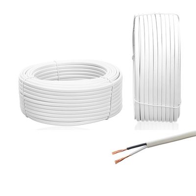 2コア 2x0.5mm2 VDE H03VVH2-F PVCジャケット 低電圧電源ケーブル 屋敷 隔離 酸素 のない銅線 暖房