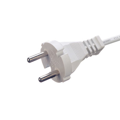 デスクトップコンピュータ H05vvケーブル ミット シュコステッカー SNI 認証されたAC電源コード 2ピン Eu 1.5m ゴムジャケット素材