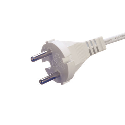 デスクトップコンピュータ H05vvケーブル ミット シュコステッカー SNI 認証されたAC電源コード 2ピン Eu 1.5m ゴムジャケット素材