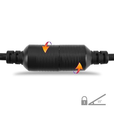 ジェネレーターコード 20A 125V 10FT ETL L5-20P から L5-20R ロッキング電源コード SJTW 10AWG 3 端 USB Type-C ポート 0