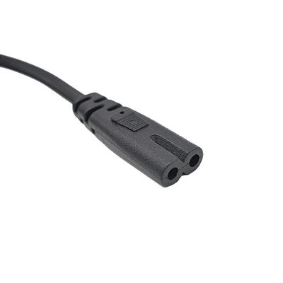 フリーシート 欧州 IEC320 図7 接続器 女性からC8 男性プラグ EU C7ケーブル 図8 電源ケーブル延長コード