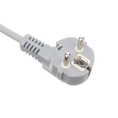Cable Specification H05VV-F/H05RN-F 3x0.75-1.5MM2 VDE Standard Power Cable Grey or Customized for AC Computer Power Cord