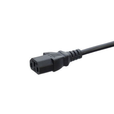 125V AC 電源コード 食器洗浄機 冷蔵庫 220V 拡張 ETL 米国 NEMA 5-15P から IEC C13 に 承認 18AWG 220V