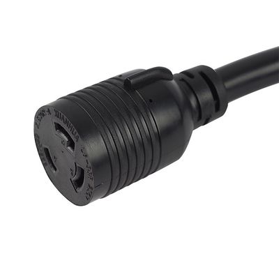 1/1.5 FT ネマ 30Amp L6-30R 発電機を50Amp 6-50Pにロック 重量STW 6/8/10 AWG拡張コード付きの溶接器アダプター