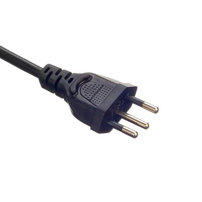 オキシジンのない赤糸銅導体 16A/250V VDE H05VV-F EUプラグ電源コード付きPVCケーブル