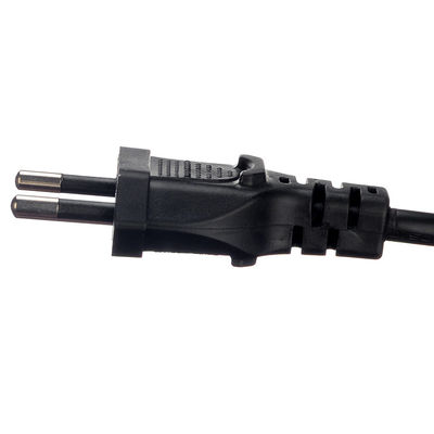 オキシジンのない赤糸銅導体 16A/250V VDE H05VV-F EUプラグ電源コード付きPVCケーブル