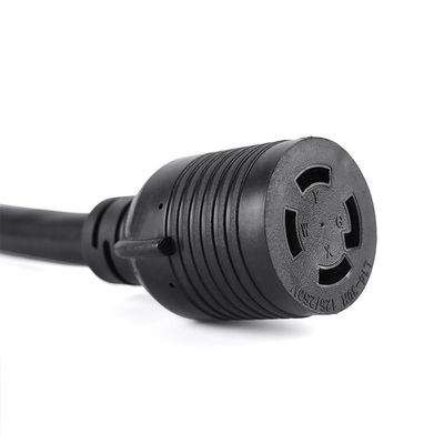 USプラグスタンダード NEMA 6-50P 男性からNEMA L14-30R 女性 溶接器プラグアダプタ 250V拡張コード 3本のロックソケット