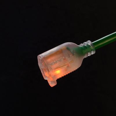 アメリカンAC電源拡張コード 3ピンアメリカ 拡張ソケットワイヤー 120V 60Hz グリーンガーデン 長さ 6FT/8FT/10FT/12FT/25FT
