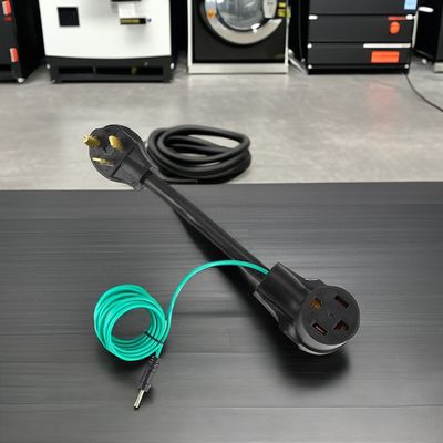 1出口 1FT NEMA 10-30P から 14-30R ドライヤーアダプター 30A 250V SJTW 10AWG 3C 3 端から 4 端のドライヤープラグアダプター