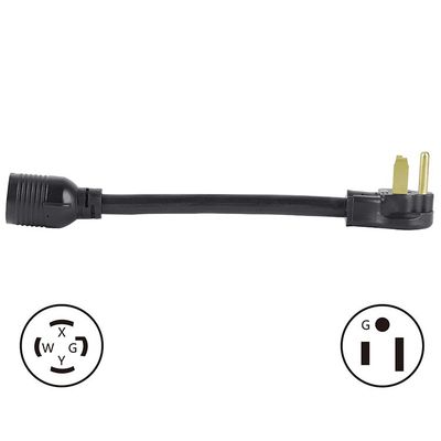 20A 定電流 NEMA 14-30P から 10-50R 30Amp 男性プラグから 50Amp 女性受容器アダプタ