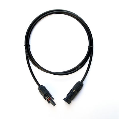 紫外線保護 TUV承認電源ケーブル 延長ケーブル 1x4mm2 XLPO XLPE PVケーブル PV004コネクタ 赤/黒色