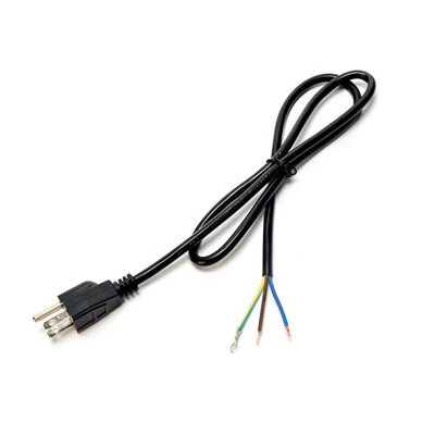 パーソナライズされた ETL 3 角 アメリカンパワーコード ETL1ft フラットヘッド拡張コード PVC ジャケット 3X16AWG 7a 125v 2 角 図 8