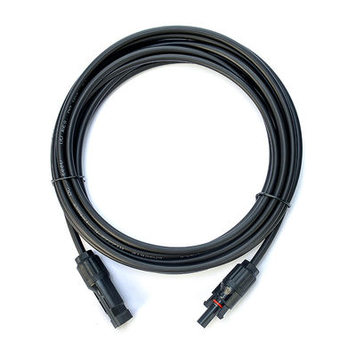 紫外線保護 TUV承認電源ケーブル 延長ケーブル 1x4mm2 XLPO XLPE PVケーブル PV004コネクタ 赤/黒色