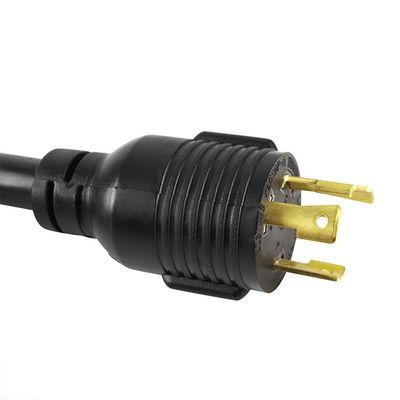 NEMA L6-30P 男性から6-50R 女性 30Ampから50Amp ウェルダーと高電力機器のための重用拡張ケーブル