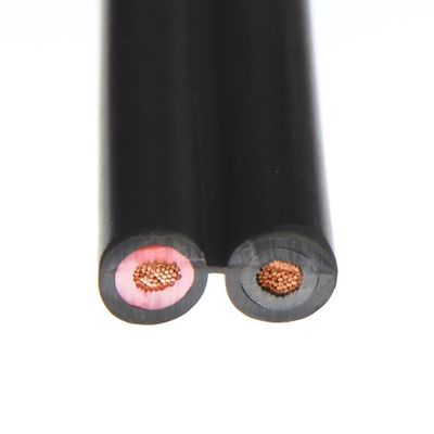 太陽光ケーブル 太陽光発電システム用単核太陽光ケーブル 正常セクション 1C X56/0.285MM 長さ 100M/1ロール 赤 黒