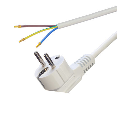 ユーロ標準 VDE 電源コード Cee7/7 端末を外したプラグ 端末 16A/250V H05vv-f Pvc 柔軟ケーブル 商業用