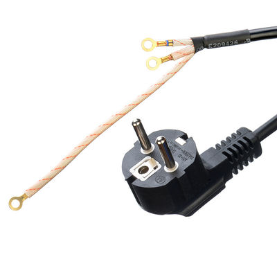 ユーロ標準 VDE 電源コード Cee7/7 端末を外したプラグ 端末 16A/250V H05vv-f Pvc 柔軟ケーブル 商業用