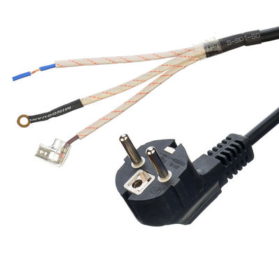 ユーロ標準 VDE 電源コード Cee7/7 端末を外したプラグ 端末 16A/250V H05vv-f Pvc 柔軟ケーブル 商業用
