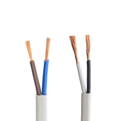300/300V 定位 VDE 承認 2コア 2x16/0.2mm H03VVH2-F LED 平面ケーブルのための酸素のない銅スライム柔軟な電源ケーブル