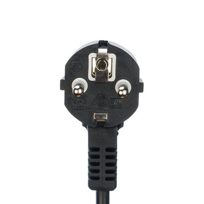 電気プラグ ブラック ケマカールケーブル H05vv-f 3 角延長コード オープンエンドカスタマイズされたソリューションの旅行炊飯器