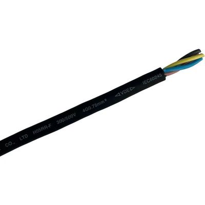 VDE 標準ゴム 断熱型 柔軟性 4コア H05RN-F H05RR-F H07RN-F 家電用電源ケーブル 長さ 100M/1ロール