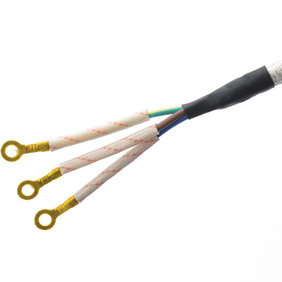 CEE 16A Electric Iron Cotton Cable VDE Black White Ac Power Cord Steam Home Appliance H03RT-F 3x42/0.15mm Male End Type