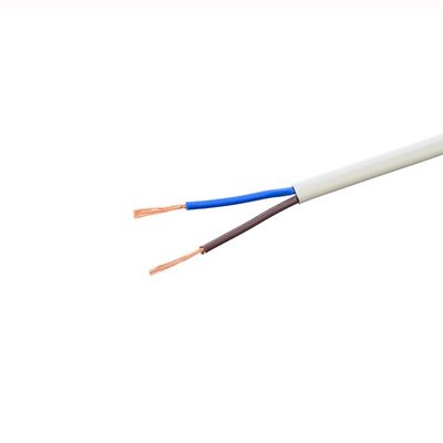 VDE フラット H05VVH2-F 300/500V 柔軟な2コアワイヤ 家庭用電器用銅導線 電源ケーブル 白色