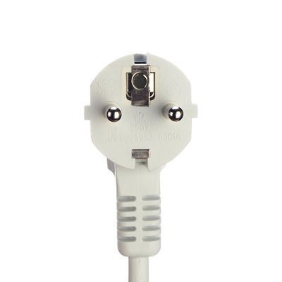 1 8m Braided/Cotton Cable Stripped End VDE Approved European Cee7/7 AC Cord for Steam Iron and Rice Cooker