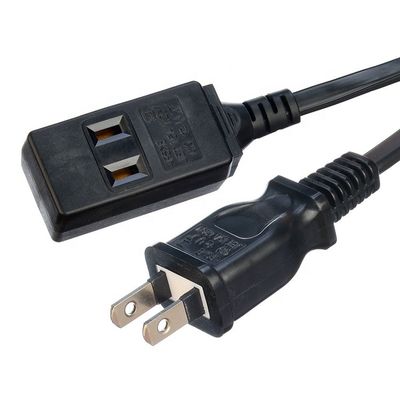 電源コード延長コード 2ピン JETプラグ 3ソケット付き 電源カバー 125V ネットワーク N/A 女性ソケット JET 3 Waysocket