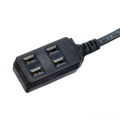 電源コード延長コード 2ピン JETプラグ 3ソケット付き 電源カバー 125V ネットワーク N/A 女性ソケット JET 3 Waysocket