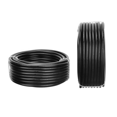 RVV 3 コア 3X0.75mm2 家庭用家電用の黒い電源ケーブル コア識別 青/茶色/緑黄色