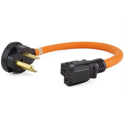1.5FT Nema 6-50P から 6-15R / 6-20R 溶接器電源アダプタコード 1 つの出口 50Amp から 6-20R 20A と米国プラグ標準