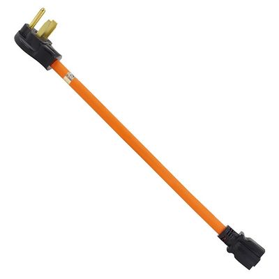 1.5FT Nema 6-50P から 6-15R / 6-20R 溶接器電源アダプタコード 1 つの出口 50Amp から 6-20R 20A と米国プラグ標準