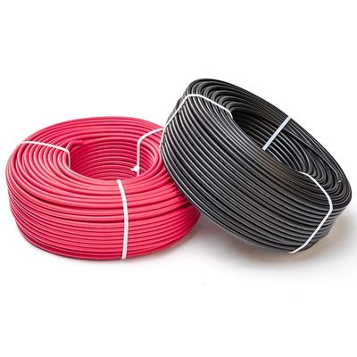 EN60754-1/EN60754-2のハロゲン含有量試験とTUV承認の6mm2の缶詰銅導体PV-1太陽光ケーブル