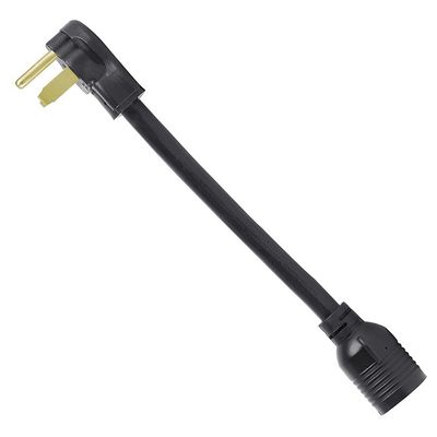 青 NEMA 6-50P から 女性 NEMA L14-30R ウェルダー用のRV延長コード 4 角ロックソケットアダプター出力 250V