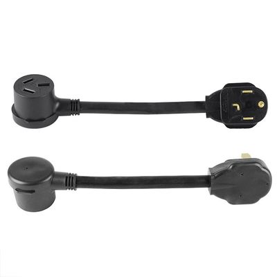 頑丈なNEMA 10-50P から 14-30R 3 端から 4 端 50Amp から 30Amp 120V/240V ウェルダードライヤー RV キャンピングカー発電機のRV拡張電源コード