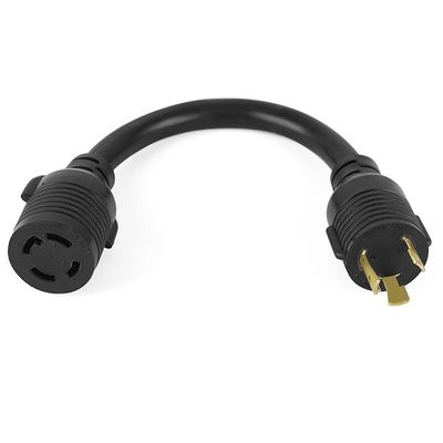 30Amp アダプタ 4Pong to 3Pong Lock 10 Gauge パワーウェルダー アダプタ コード ETL NEMA L14-30P 男性からNEMA L6-30R 女性