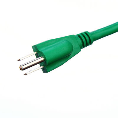 Home Appliance Power Cord ETL Standard Heavy Duty Nema-15 Plug Socket Waterproof 3 Pin Conductor Bared Stranded Cooper