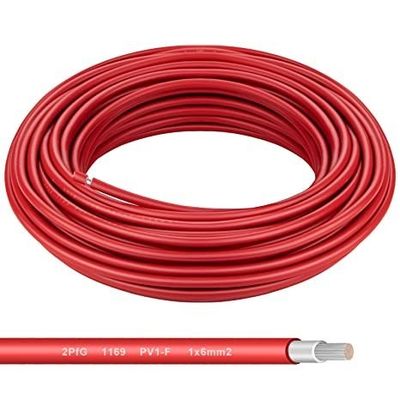 低電圧太陽光ケーブル 太陽光ケーブルプロジェクトのための4.0mmPVC保温缶詰銅導体