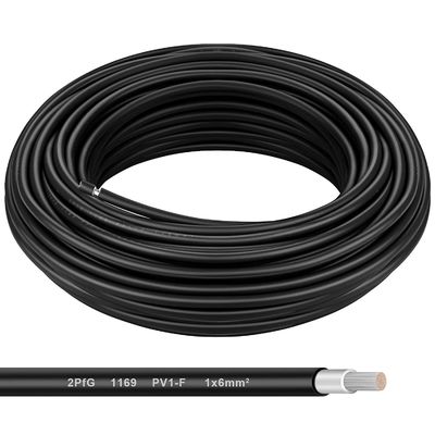 低電圧太陽光ケーブル 太陽光ケーブルプロジェクトのための4.0mmPVC保温缶詰銅導体