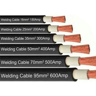 Customizable Flexible Rubber Welding Cable with 2 3 4 5 Core Wire in Red and Black Power Cable PVC Jacket