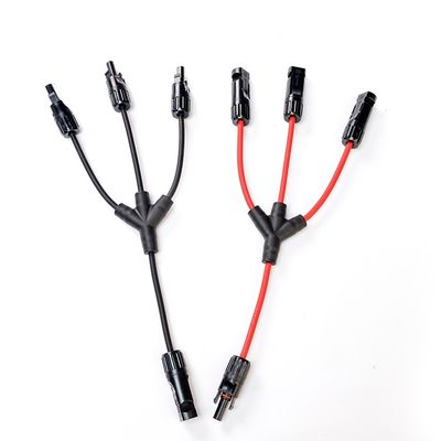 30A IP67 TUV認定ソーラーパネルストリングケーブル 4-6mm2 12awg Pv Dcソーラーコネクタ 正常セクション 1C X56/0.285MM