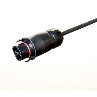 LY BC01 Euro 電源プラグ AC 電源アダプターコード バルコニー太陽系 H07rn-f 2.5*3c Eu 0.75mm 1mm 2コアゴムワイヤー